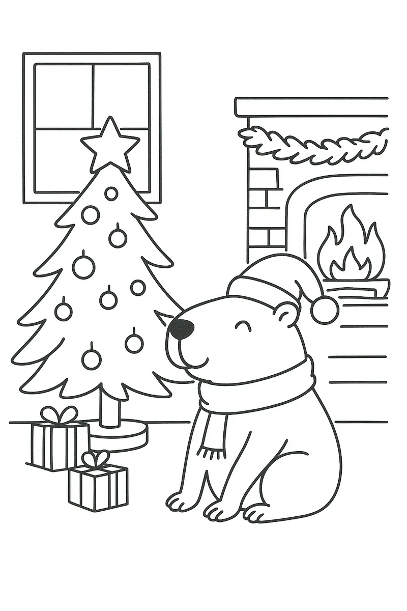Capybara Christmas