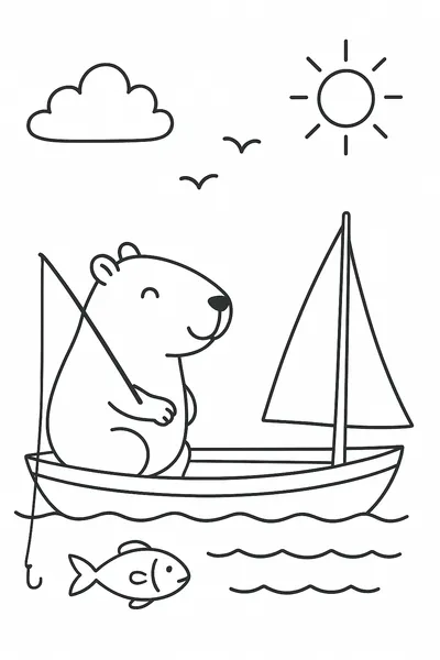 Capybara Sailing