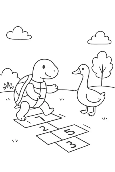 Turtle Goose Hopscotch