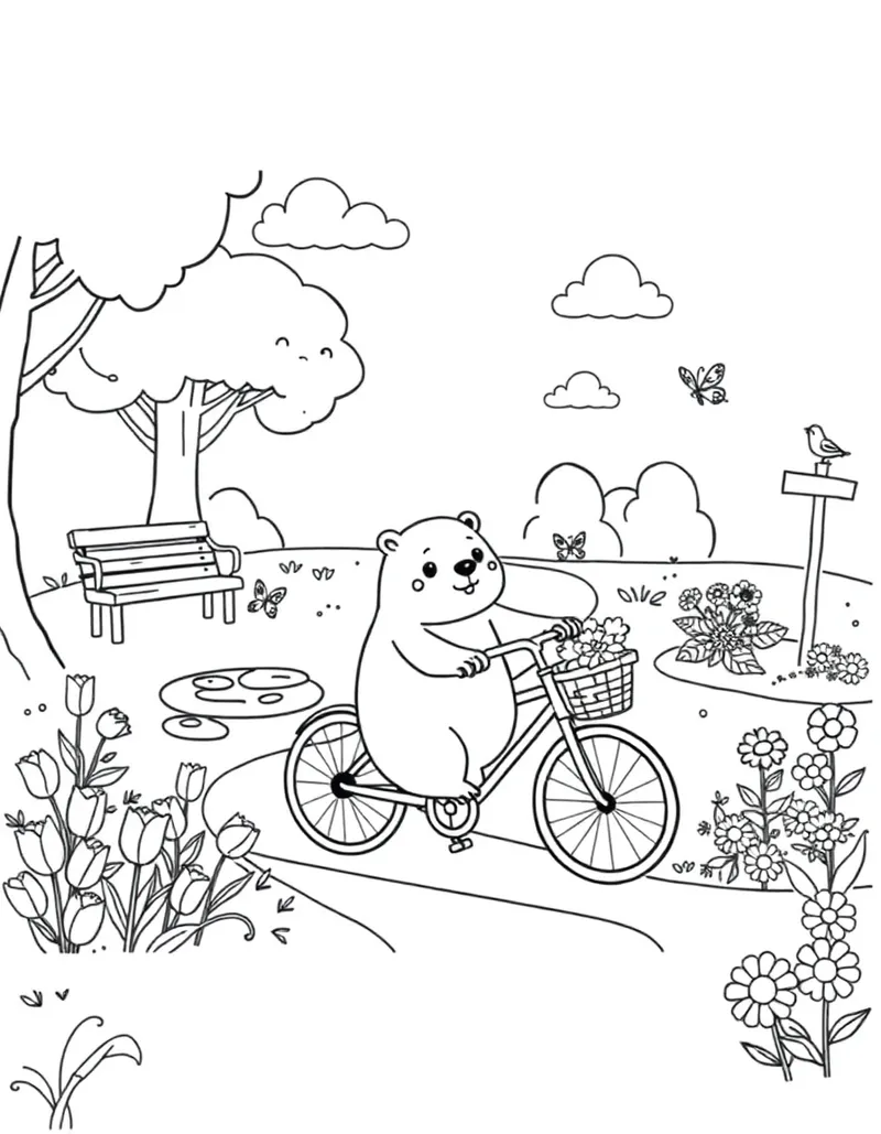 Capybara Spring Bike Ride